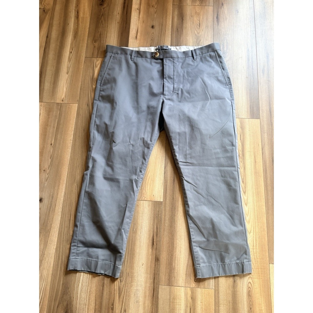 Proper Cloth Chino Pants Gray Men's‎ 41x27 Cotton Quality